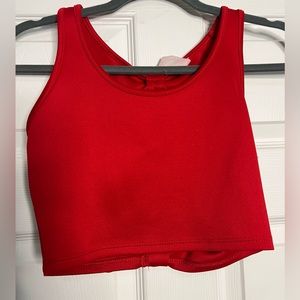 Windsor Red Crop Top